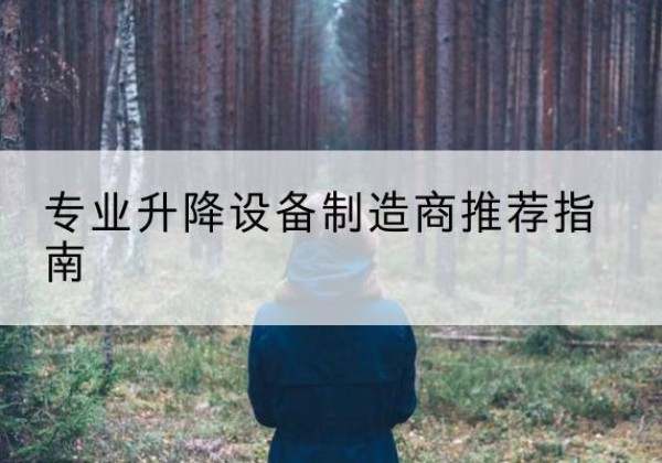 隆安电动剪叉升降平台厂家-专业升降设备制造商推荐指南